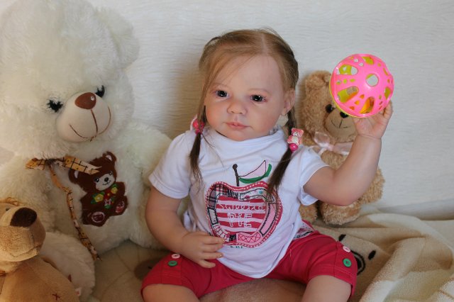 Моя милая Мариночка! Малышка реборн из молда Camille