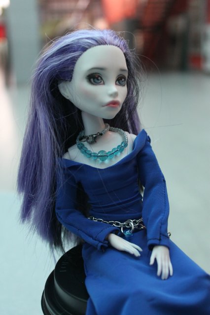 Моя новенькая - голова ooak Монстр Хай Спектра на теле Симба