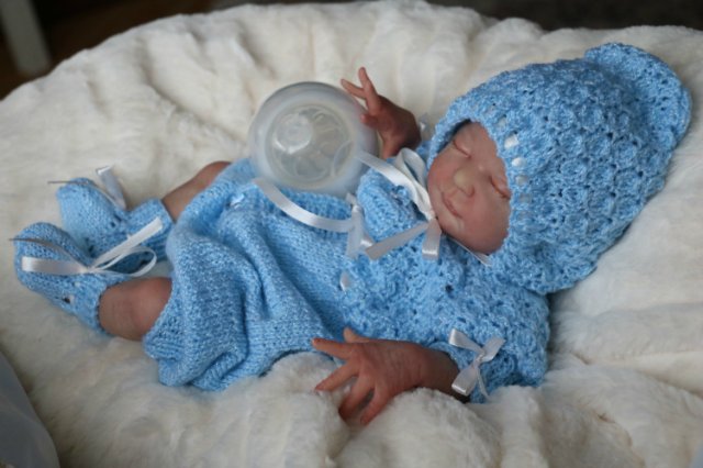 Спящая малышка Рози 2. Куколка реборн Виктории Вишни