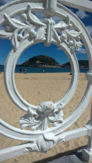 Пегий пёс, бегущий краем моря