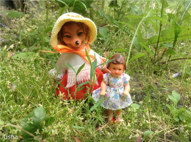 Мои куклы и пупсики ГДР, часть 2, прогулка в саду (фото 10)