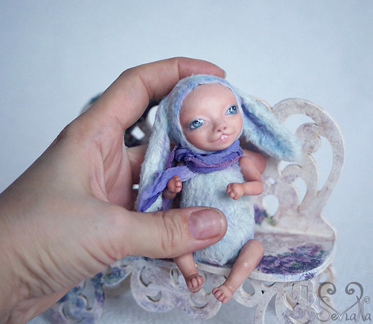 Авторская кукла-зая тедди долл Василиска от SeVlaNa (фото 9)