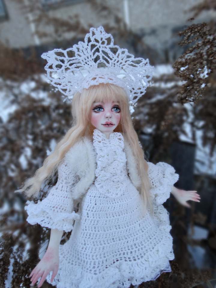 Авторская кукла Снегурочка (фото 8)