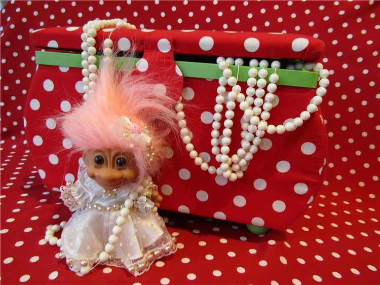 Настроение - в "горошек" — Игрушки Тролли (Trolls): винтажные Dam и Russ (фото 3)