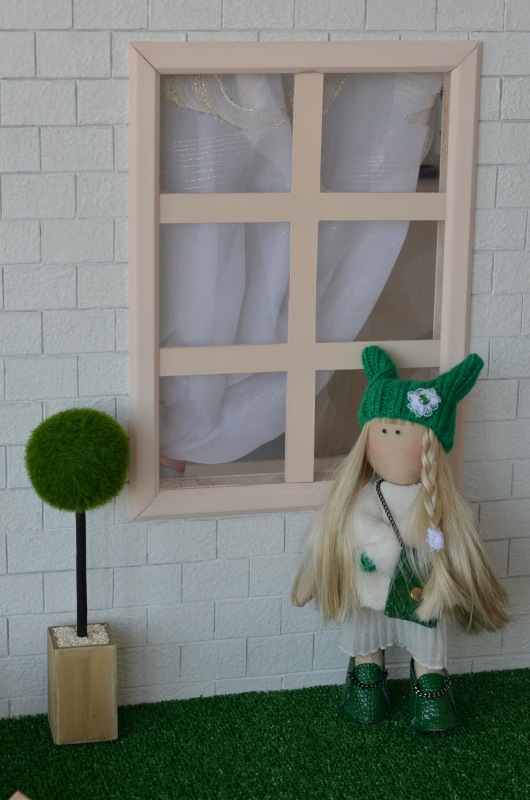 Большой румбокс с аксессуарами (фотозона 7в1) для кукол от 25 см