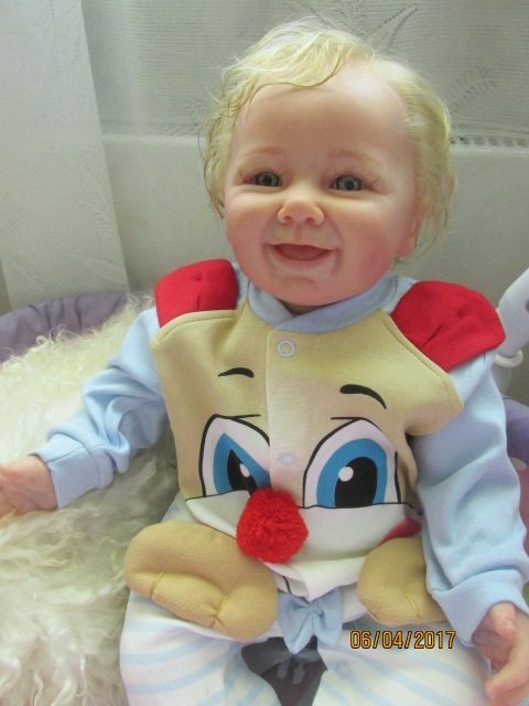 Кукла реборн Вениамин из молда Моритц от Линды Шеррер