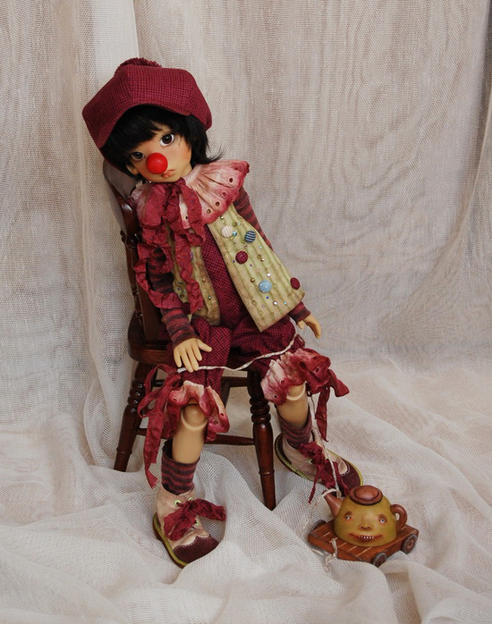 Здравствуй, клоун — Куклы Kaye Wiggs (Кайе Виггс): авторские BJD (БЖД)