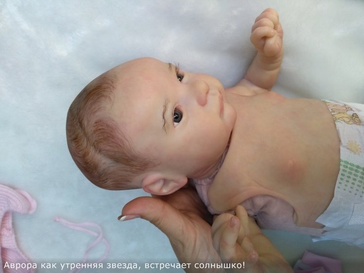Кукла реборн Аврора - утренняя звездочка (фото 4)