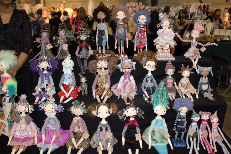 Выставка мишек, кукол и кукольной миниатюры в Голландии 2017 - часть первая