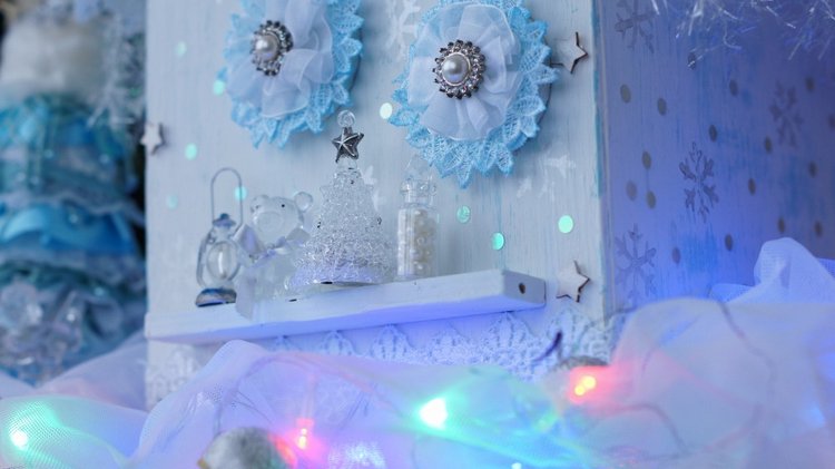 Снежный домик для Новогоднего интерьера (фото 10)