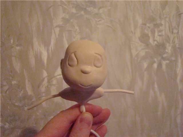 Мастер-класс от Ирины Кондрашовой - Мои куклы из пластики и проволочного каркаса. Сорванец и паинька (фото 3)