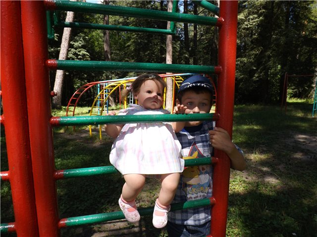 Летняя прогулка Танечки. Кукла реборн