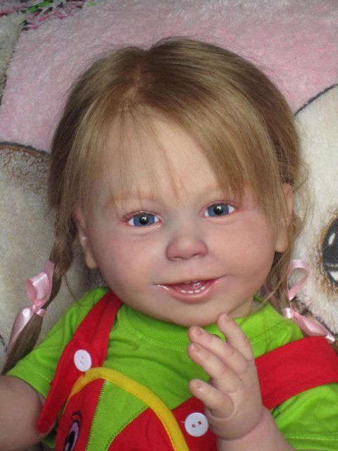 Оторвыш Сьюзон и крошка Виктория. Куклы реборн Светланы Преображенской (фото 10)