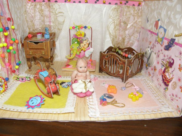 Комнатка для Сонечки. Румбокс, миниатюра