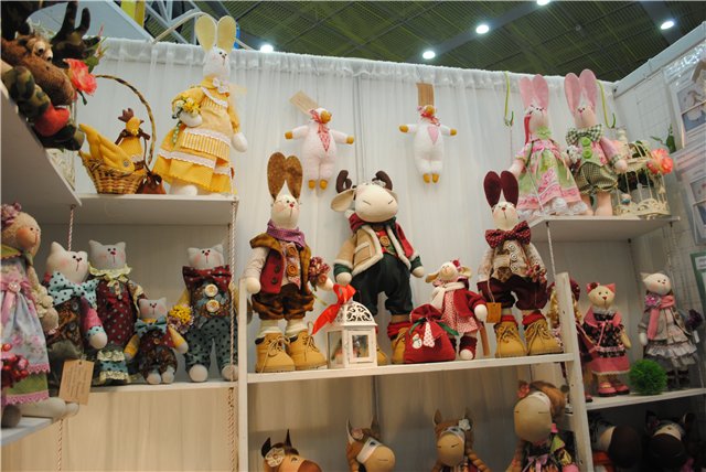 Выставка на Тишинке "ГРАНД ТЕКСТИЛЬ" 2014. Страна Мастеров. Текстильные игрушки, куклы, авторская одежда