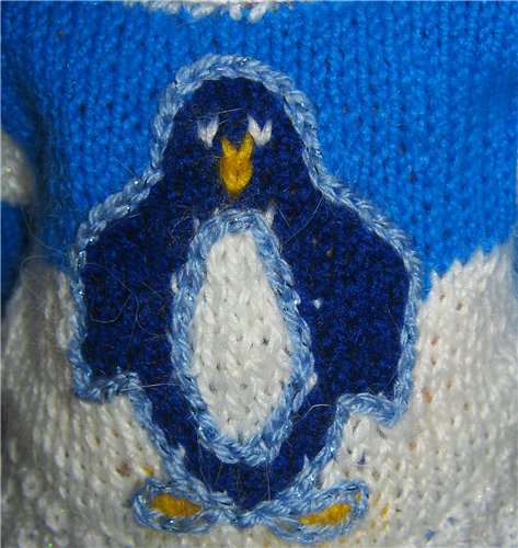 Вот такие мы пингвины))) Теплая одежда для кукол Готц (50 см) и фэйсинок (фото 7)