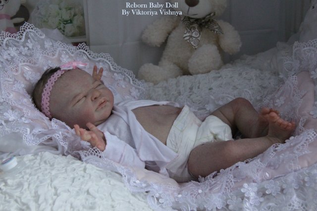 Миракли... Малышка реборн Виктории Вишни (фото 10)