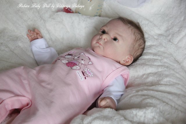 Моя малышка из нового молда Matis от Gudrun Legler. Куколка реборн Виктории Вишни