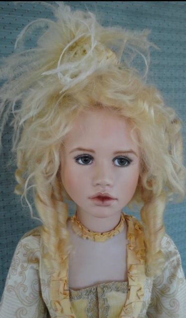 Часть 2: Прекрасная Дама эпохи Рококо. Кукла из фарфора Мишель Баркер