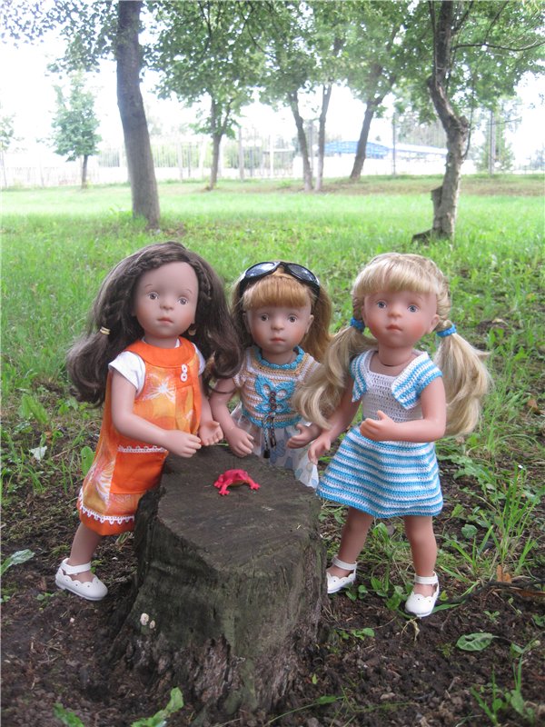 Тата, Анели и Лина! Куколки подружки Kathe Kruse | Бэйбики Тата, Анели и Лина! Куколки подружки Kathe Kruse