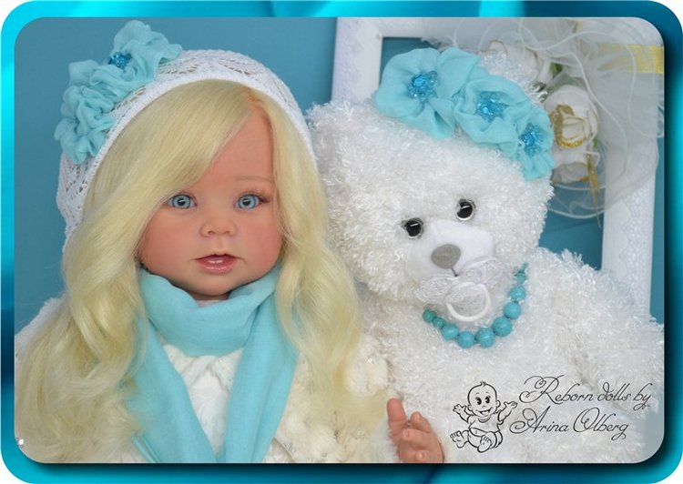 Моя бирюзовая ВАСИЛИСкА (молд Bonnie by Linda Murray)