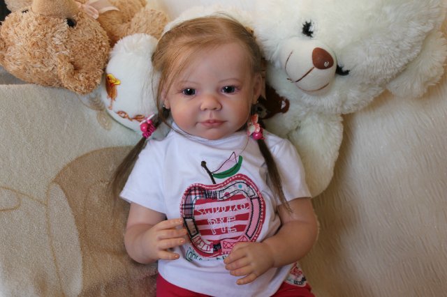 Моя милая Мариночка! Малышка реборн из молда Camille