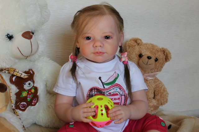 Моя милая Мариночка! Малышка реборн из молда Camille