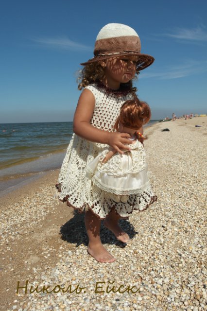 Кукла и ее девочка Николь... Азовское море (фото 8)