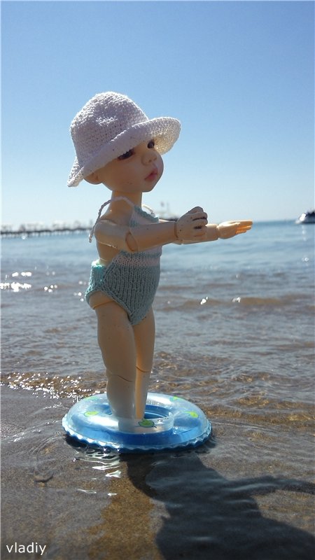 Как Даша первый раз на море побывала