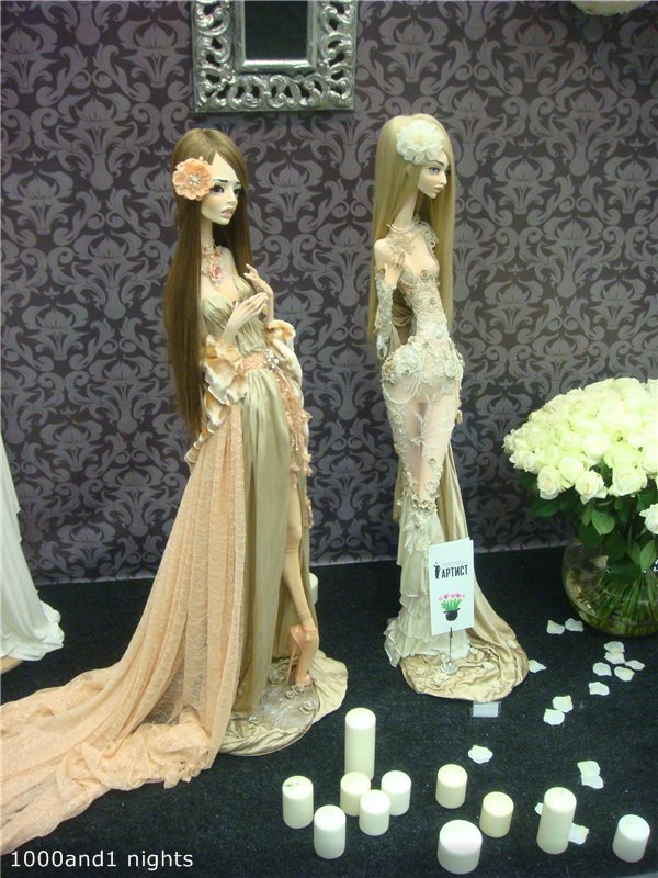 Ещё картинки с выставки... XI Международный Салон кукол на Тишинке в Москве 2015. Фото (фото 3)