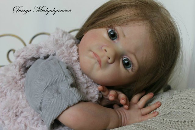 Моя принцесса Gloria! Frida от Karola Wegerich. Кукла реборн Дарьи Медюляновой (фото 9)