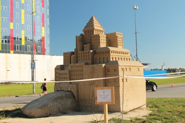 Парк 300-летия Петербурга. Летняя прогулка с Мишелем. Очень много фото