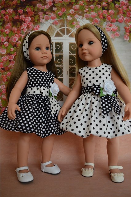 Черно-белые горошки очень девочкам к лицу | Бэйбики Черно-белые горошки очень девочкам к лицу