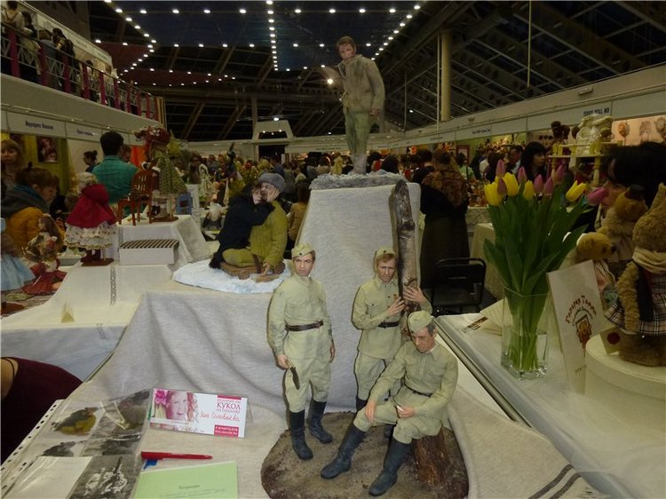 Экскурсия в страну чудес… Авторская кукла. Москва, Тишинка 2016