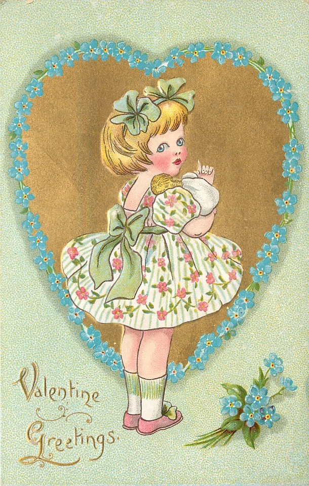 Старинные открытки с Денем Святого Валентина | Бэйбики Старинные открытки с Денем Святого Валентина