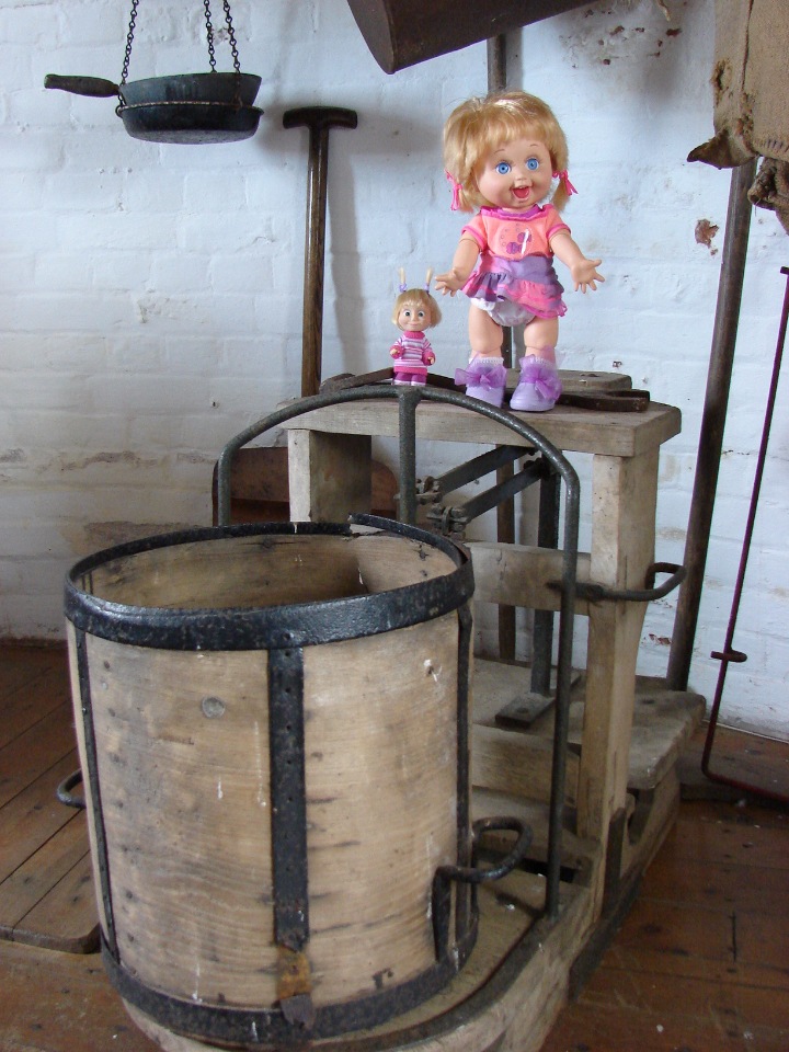 Как Пенни и Машка мельницу осматривали