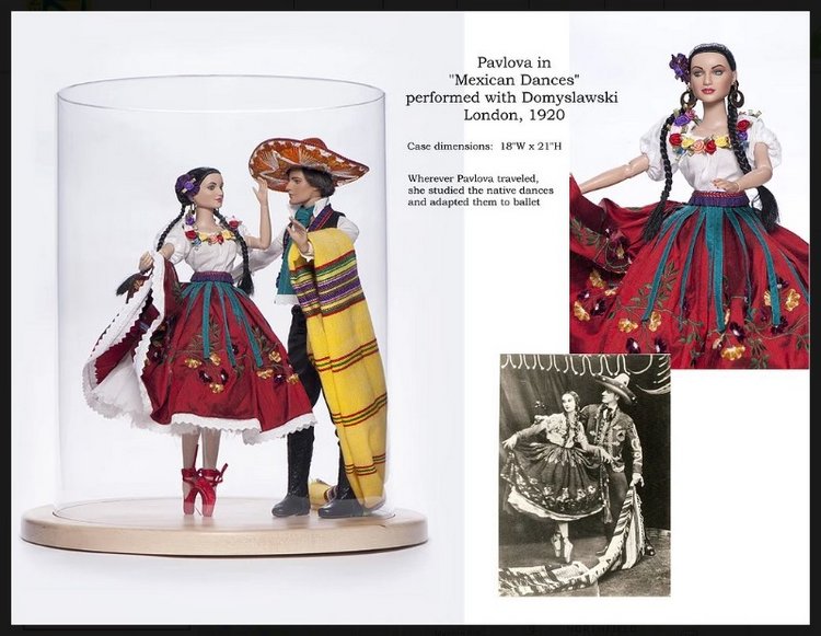 Peggy Turchette и ее любимая Анна Павлова в куклах Роберта Тоннера