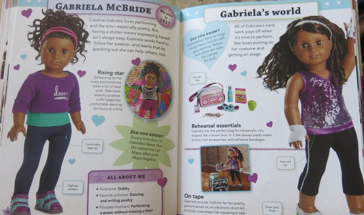 Снова American Girl: mini-девочки. update: Character Encyclopedia, избранные страницы