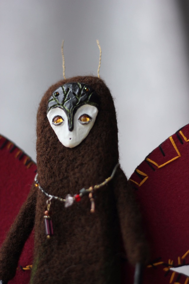 Агни. Огнеупорная. Авторская коллекционная кукла (фото 4)