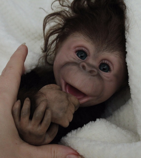 Карамелька кукла-реборн Элины Кудрявцевой