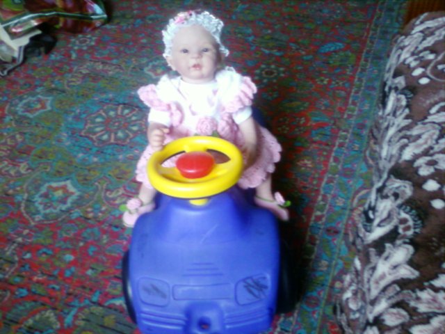 Моя малышка Снежинка дома! Реалистичная кукла реборн