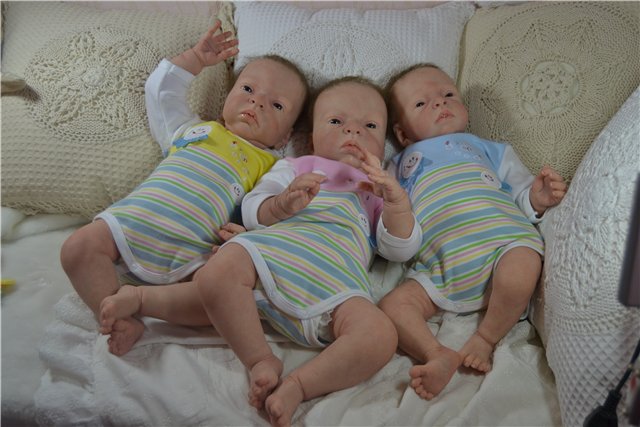 Эмма, Жан, Жасмин. Куклы реборн Татьяны Гордиенко (фото 6)