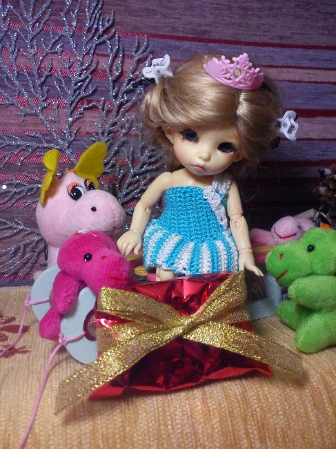 Манюнькины Рождественские подарочки. BJD PukiFee Ante (фото 9)