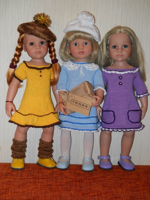 Вязание для кукол Gotz — Одежда и обувь для кукол своими руками: фото