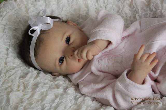 Девочка Кристочка... Куколка реборн Виктории Вишни