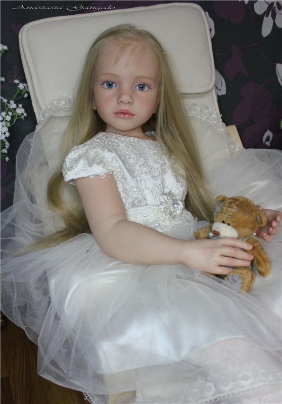 Алеся... Леся, Лесенька. Кукла реборн Анастасии Гангало (фото 2)