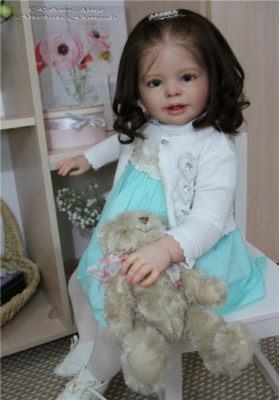 Миланочка!Кукла реборн Анастасии Гангало (фото 7)