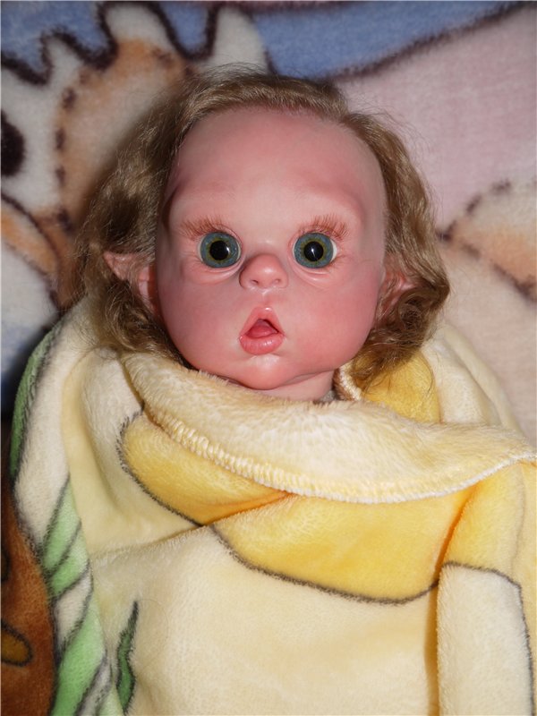 И последняя эльфиечка Марточка из молдика Офелия, кукла реборн Натальи Фединой, Baby-Zest