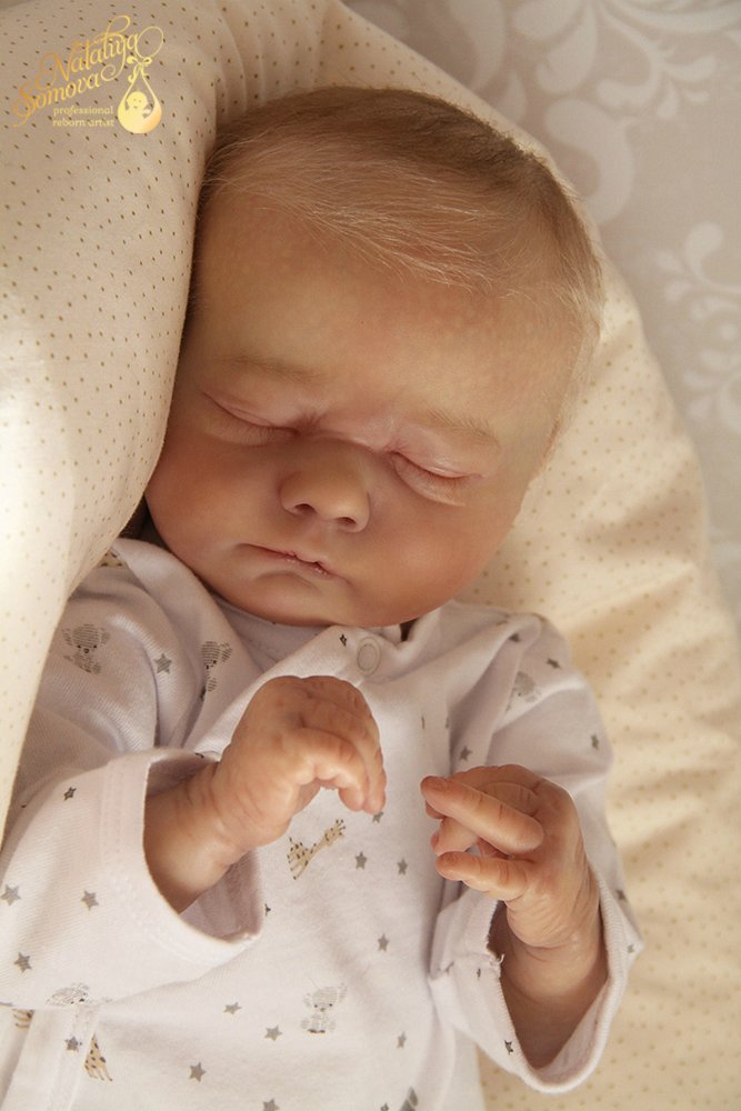 Макарик в роли Тигрули. Кукла реборн Наталии Сомовой (фото 6)