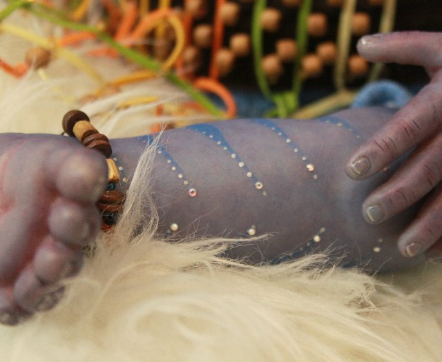 Пахтона(Алиса) аватарёнок, кукла реборн Элины Кудрявцевой